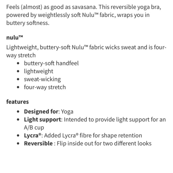 Lululemon Align Reversible Bra Light Support A/B Cup
Blue Linen - Picture 8 of 12